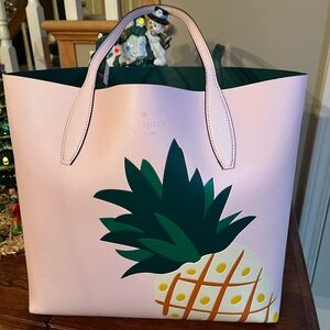 Kate Spade Light Pink Pineapple Tote